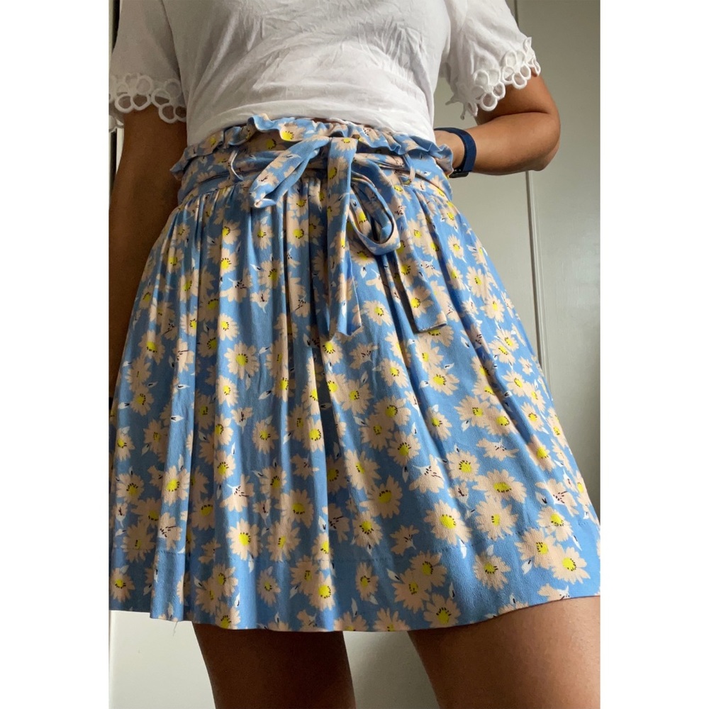 Who What Wear flower skirt